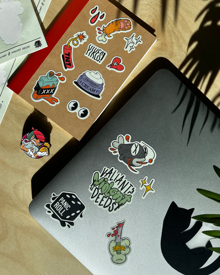Sticker Pack – Panic Roll